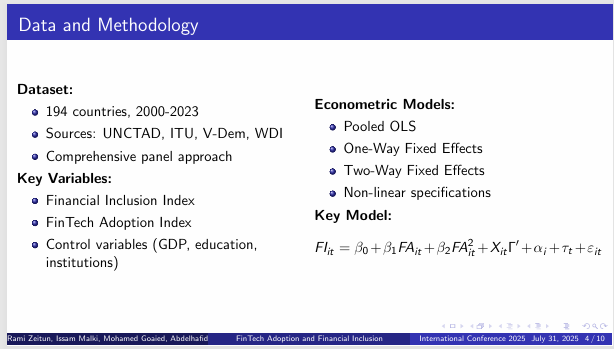 FinTech Adoption and Financial Inclusion: Global Evidence